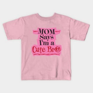 Cute Brat Pink Kids T-Shirt